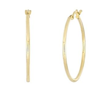 14K Gold Thin Classic Gold Hoop Earrings
BONY LEVY